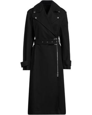 トレンチコート Toteme Oversized trench coat Oversized trench jacket black – TOTEME