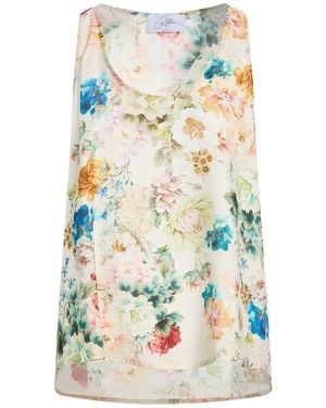 Soallure Ivory Top Rayon, Polyamide - White