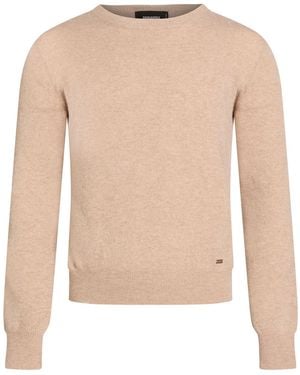 DSquared² Sweater Virgin Wool - Natural