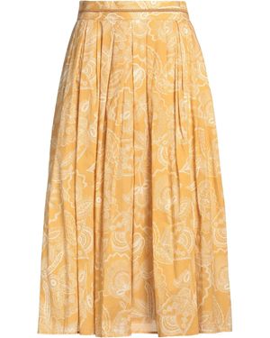 Purotatto Midi Skirt Cotton - Yellow