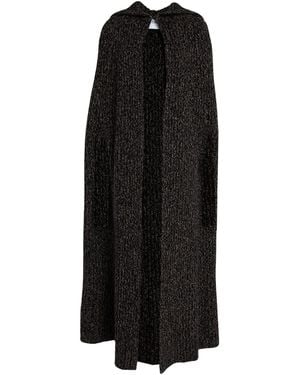 Max Mara Cape Wool, Cashmere - Black