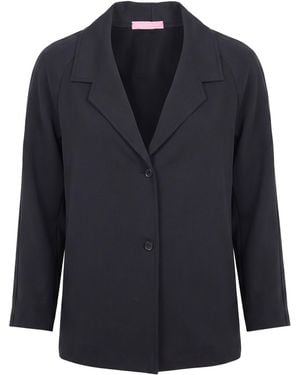 La Fille Des Fleurs Jacket Polyamide, Elastane - Blue