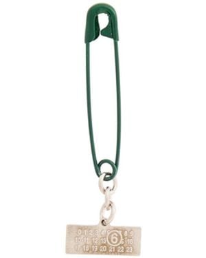 MM6 by Maison Margiela Single Earring - White