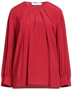 SIMONA CORSELLINI Top Acetate, Silk - Red
