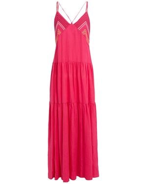 SFIZIO STUDIO Maxi Dress Linen - Pink