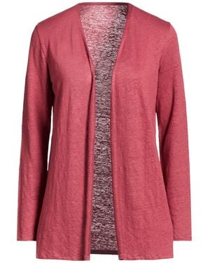 Majestic Filatures Cardigan Linen, Elastane - Pink