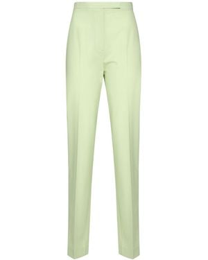 Lardini Trousers Wool, Elastane - Green