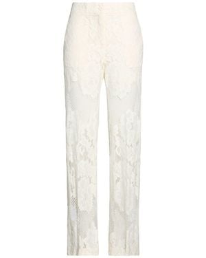 Suoli Ivory Pants Polyamide, Cotton - White