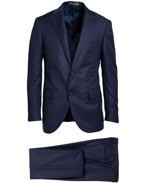 Corneliani Suit Virgin Wool - Blue