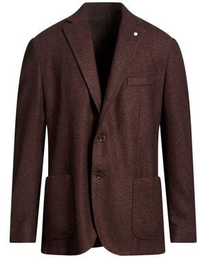 L.B.M. 1911 Blazer Virgin Wool, Polyester - Brown