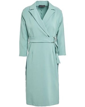Cristina Gavioli Midi Dress Polyester, Elastane - Blue