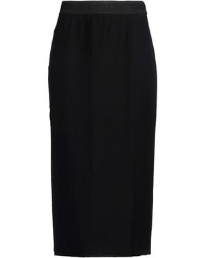 Versace Jeans Couture Midi Skirt Polyester - Black