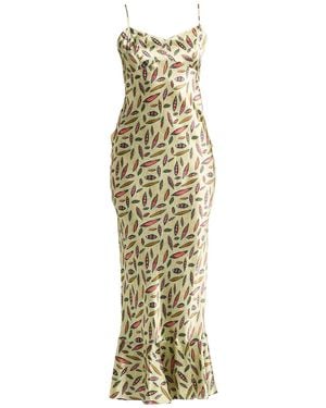 Saloni Maxi Dress - Metallic