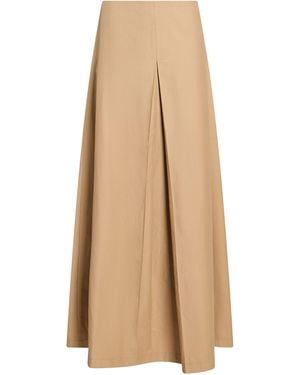 Douuod Maxi Skirt Cotton, Polyamide, Polyurethane - Natural