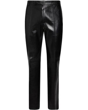 dunhill Pants Lambskin - Black