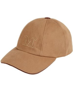 【送料&関税込】Max Mara Loretta Cotton Bucket Hat With Allo Max Mara Cotton Loretta Bucket Hat in Natural | Lyst