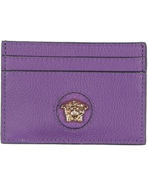 Versace Cardholder Calfskin - Purple