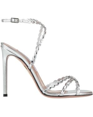 Aquazzura Sandals Leather - Metallic
