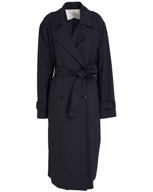 Jucca Midnight Overcoat & Trench Coat Polyester, Virgin Wool, Elastane - Blue