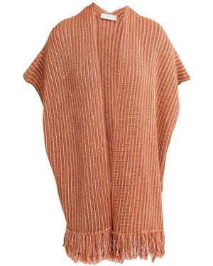 Akep Cardigan Cotton, Polyester, Viscose, Metallic Fiber - Orange