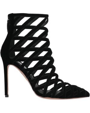 Aquazzura Ankle Boots Textile Fibers - Black