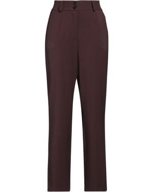 ALESSIA SANTI Pants Polyester, Elastane, Acetate - Purple