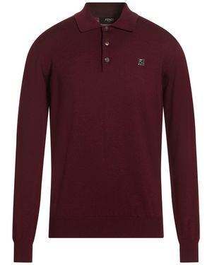 Fendi Jumper Virgin Wool, Elastane - Red