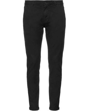 Daniele Alessandrini Pants Cotton, Elastane - Black