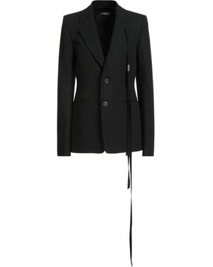 Ann Demeulemeester Blazer Cotton - Black