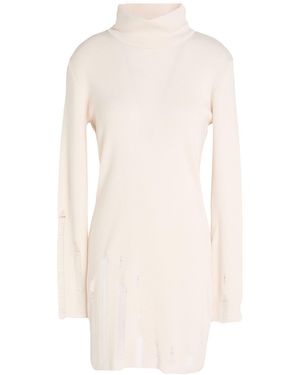 Laneus Mini Dresses - White
