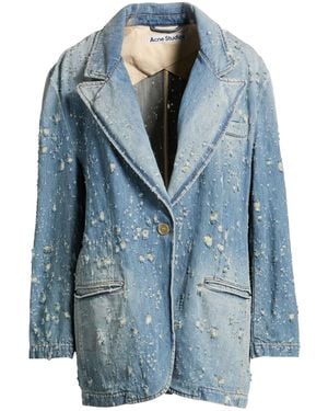 Acne Studios Blazer Cotton - Blue