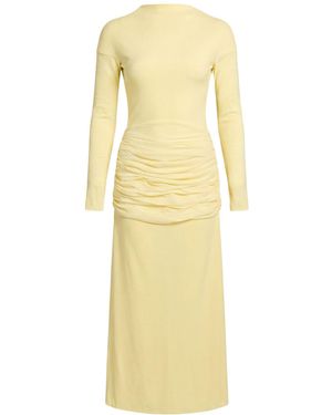 Givenchy Pastel Maxi Dress Viscose - Yellow