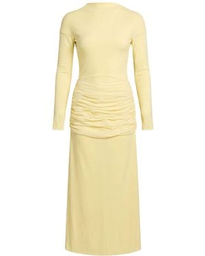 Givenchy Pastel Maxi Dress Viscose - Yellow