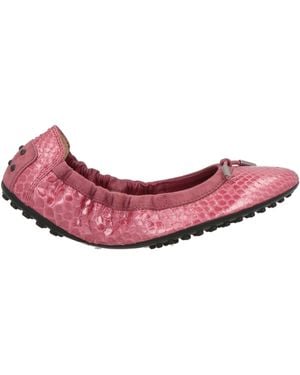 Tod's Ballet Flats Leather - Pink