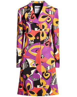 Moschino Overcoat & Trench Coat Cotton, Viscose - White