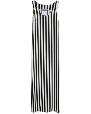 Moschino Maxi Dress Viscose - White