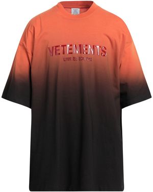 Vetements T-shirt - Orange