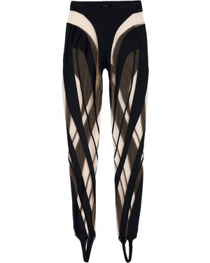 Mugler Leggings - Nero