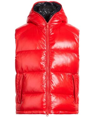 Save The Duck Chompa Sin Mangas - Rojo
