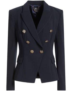 Elisabetta Franchi Blazer Polyester, Elastane - Blue