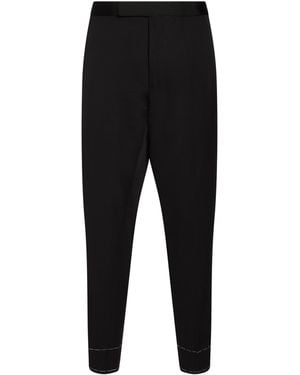 dunhill Pants Wool - Black
