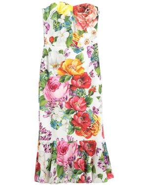 Dolce & Gabbana Midi Dress - White