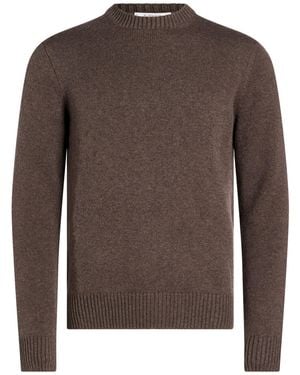 Kangra Taupe Sweater Wool, Silk, Cashmere - Brown