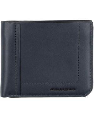 Piquadro Wallet Cow Leather - Blue