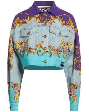 Versace Jeans Couture Denim Outerwear - Blue