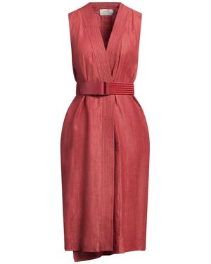 Agnona Midi Dress - Red