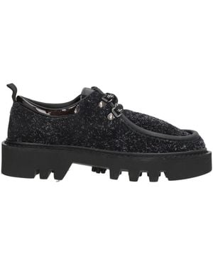 Pànchic Lace-Up Shoes Leather - Black
