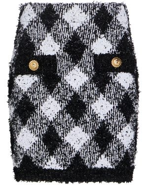 Balmain Mini Skirt - Black