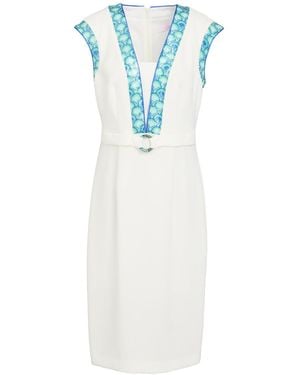 Clips More Midi Dress Polyester, Elastane, Polyamide - Blue