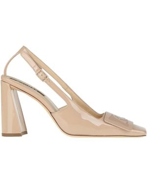 Rochas Blush Pumps Calfskin - Natural
